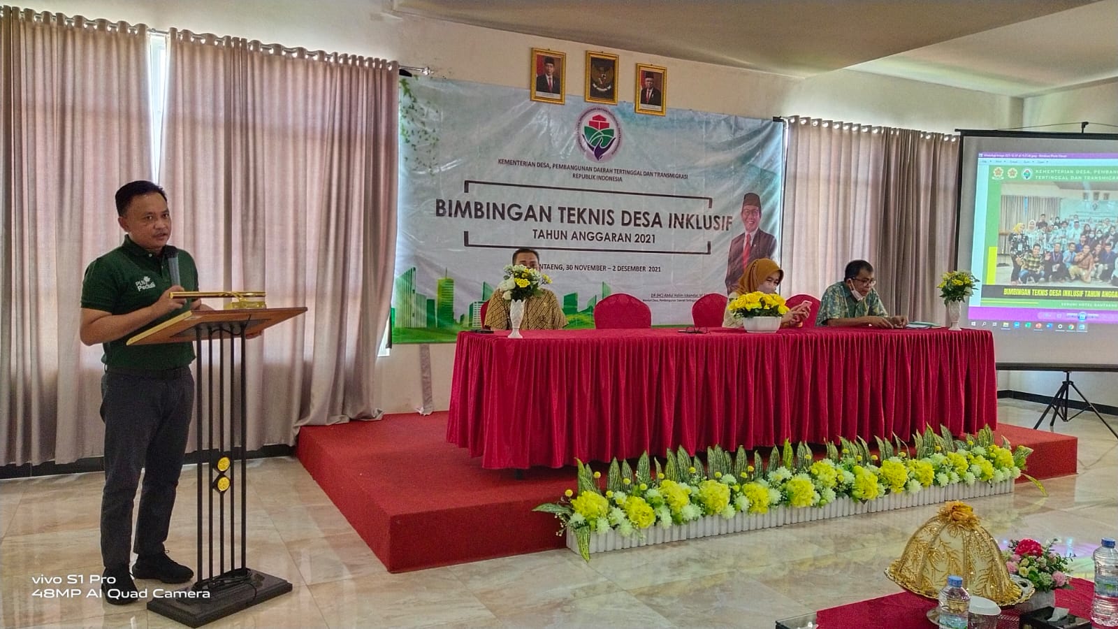 Penyelenggaraan Bimbingan Teknis Desa Inklusi oleh kementerian Desa, di Hotel Seruni