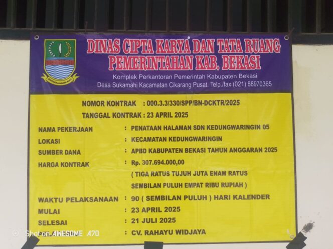 
					Miris! Paving SDN 05 Kedungwaringin Bekasi Diduga Asal Jadi