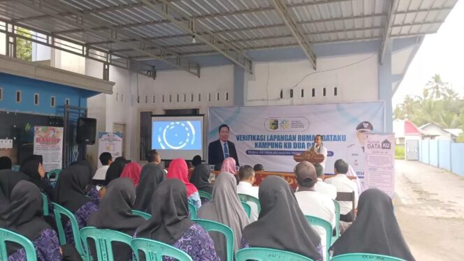 
					Suasana verifikasi Rumah Dataku Desa Aik Dewa yang mewakili Lombok Timur dalam lomba Kampung KB tingkat Provinsi NTB.