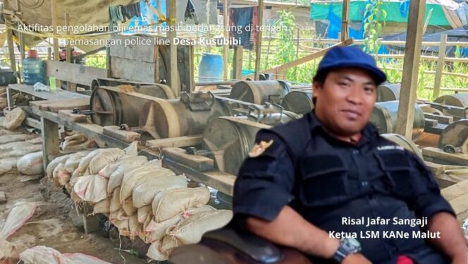 
					Abaikan Police Line, LSM KANe Malut Desak Polres Halsel Tindak Aktivitas Tromol Ilegal di Kusubibi