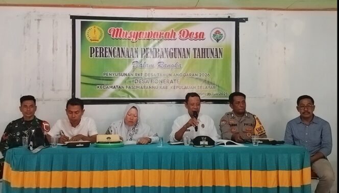 
					Bonerate Susun RKPDes 2026: Wujudkan Desa Inklusif Transparan