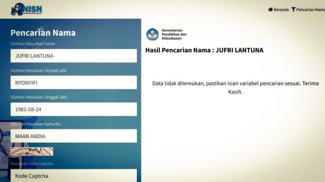 
					Ketua BPD Nyonyifi Disorot: Ijazah Paket B-nya Hilang dari Sistem Nasional?
