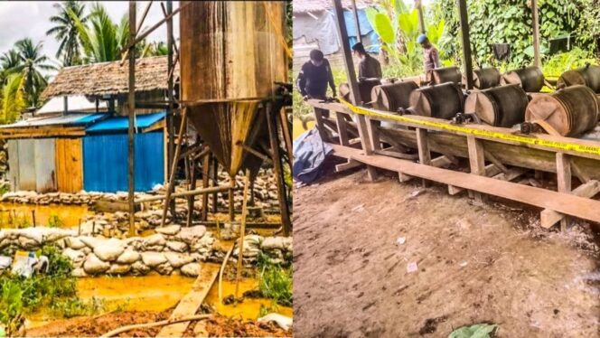 
					Polres Halsel Didesak Tegas! Pengusaha Tambang Nekat Olah Emas dengan Sianida, Police Line Diabaikan?