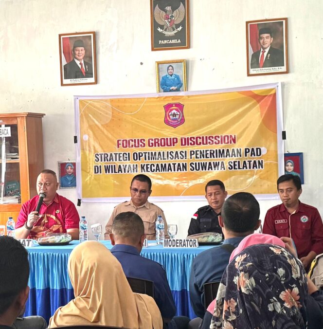 
					Optimalkan PAD, Kecamatan Suwawa Selatan Gelar FGD Bersama BKAD