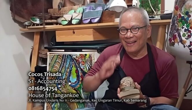 
					Tangan Kreatif Kokos Trisada Sulap Limbah Jadi Cuan