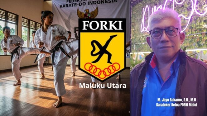 
					M. Joyo Sukarno, S.H., M.H., Karateker Ketua FORKI Mauku Utara 2025