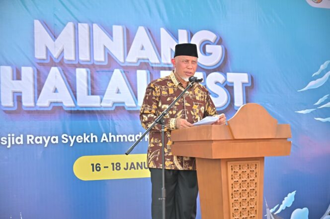 
					Masjid Jadi Pusat Ekonomi, Minang Halal Fest 2026 Dimulai
