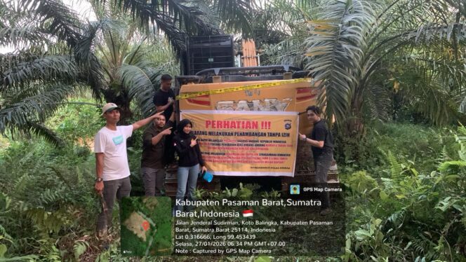
					Sikat Habis Tambang Emas Ilegal, Alat Berat Disita