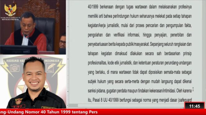
					MK Pertegas Wartawan Tak Bisa Langsung Dipidana, Pers Berdaulat