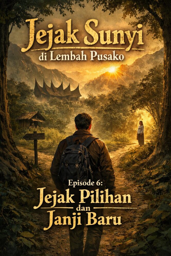 
					Jejak Sunyi di Lembah Pusako Episode 6: Jejak Pilihan dan Janji Baru