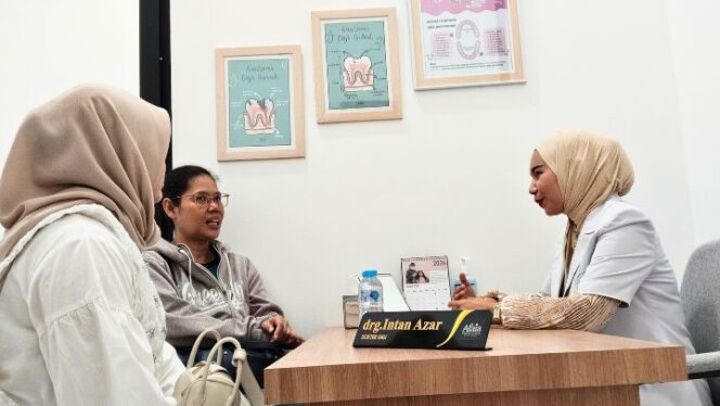 
					Afaia Dental Clinic Buka, drg. Intan Azar Ajak Warga Sungai Limau Peduli Gigi, Kamis (29/01/2026). 