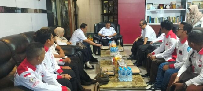 
					Dinas Pemberdayaan Masyarakat dan Desa Kabupaten Bangka mendampingi BPD melakukan audiensi ke Bupati Bangka termasuk terkait Raperbup pembayaran THR (Foto : RRI)