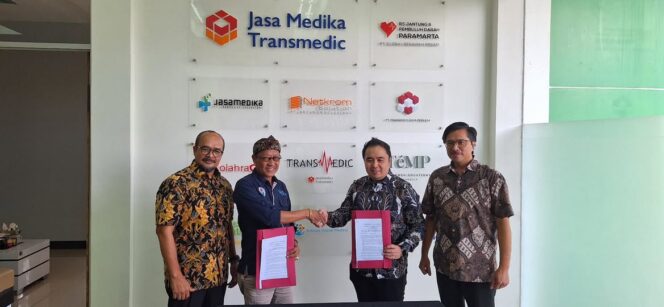 
					Forum BUMDes Indonesia (FBI) saat menjalin kerja sama strategis dengan PT Jasa Medika Transmedic