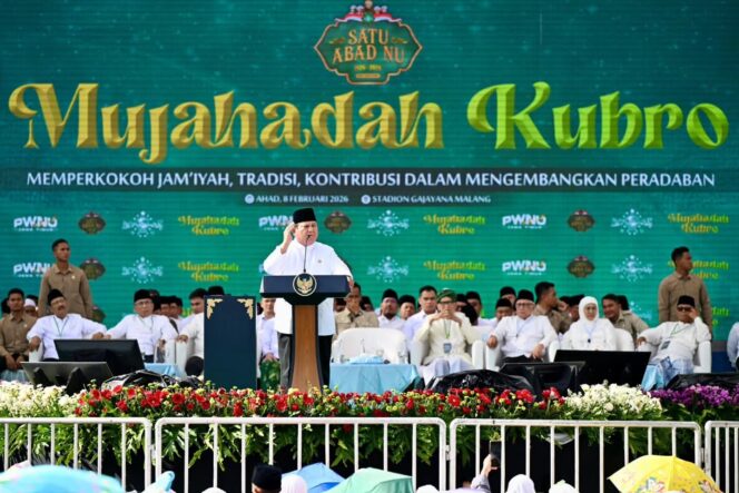 
					Hadiri Mujahadah Kubro Satu Abad NU, Presiden Prabowo Perkuat Sinergi Ulama dan Negara