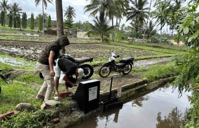 
					Pintu irigasi di Desa Jambangan hasil kuliah kerja nyata kelompok 7 mahasiswa UMM. Foto/istimewa