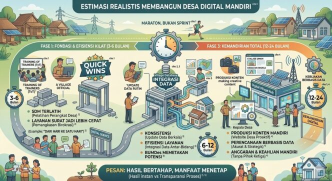 
					Berapa Lama Membangun Desa Digital? Ini Estimasi Realistisnya
