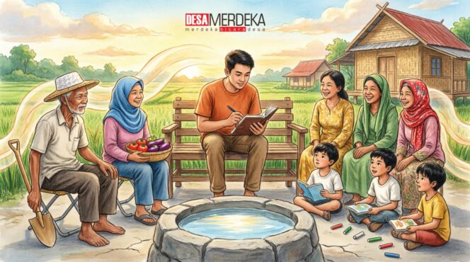 
					Gali Satu Sumur Sedalam 100 Meter: Seni Menemukan Cerita di Desa Kecil