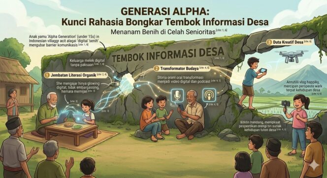 
					Generasi Alpha: Kunci Rahasia Bongkar Tembok Informasi Desa
