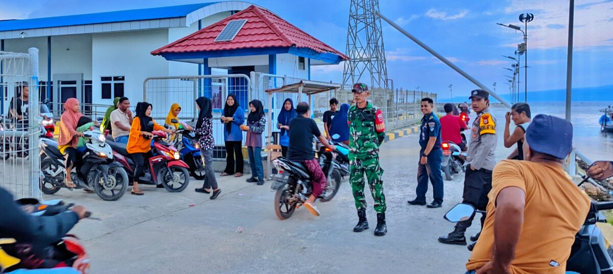 mudik Lebaran Bonerate Selayar pengaturan kendaraan pelabuhan