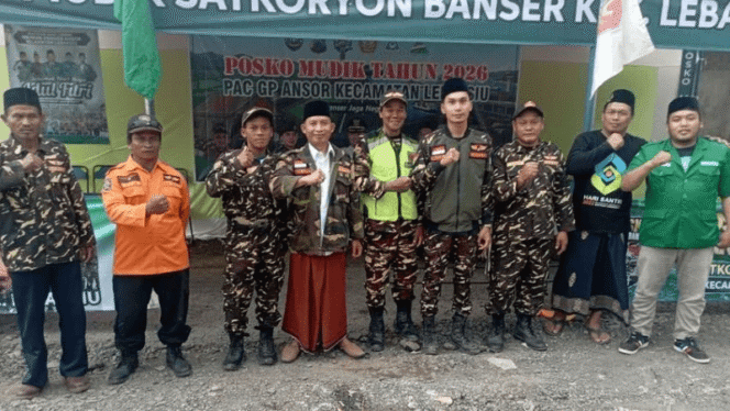 
					Militansi Banser Lebaksiu: Jaga Pemudik 24 Jam di Yamansari