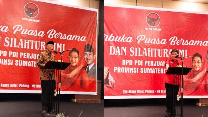 
					Silaturahmi PDI-P Sumbar: Perkuat Kolaborasi Muhammadiyah Menuju Kemenangan DPR RI (Foto: Indra Dewi) 