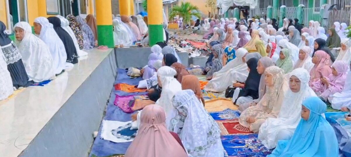 Shalat Id Bonerate Selayar 1447 H jamaah datang ke Masjid At Taqwa Pasimarannu