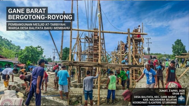 
					Gotong Royong Balitata: Fondasi Sosial Kokoh Melalui Tiang Masjid
