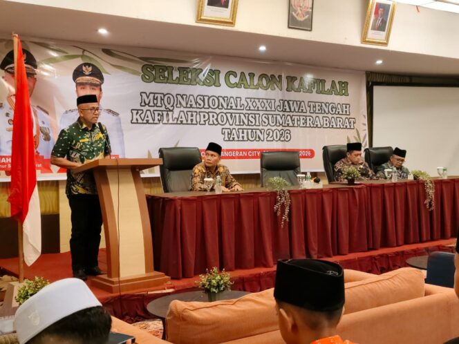
					Seleksi Kafilah Rampung, 57 Wakil Sumbar Disiapkan Menuju MTQ Nasional Ke-XXXI di Semarang