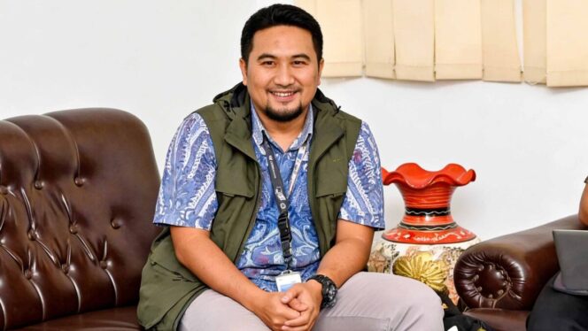 
					Analis Kebijakan Ahli Pertama Kemenkeu RI, Sukma Aji, sesaat setelah menggelar audiensi di Kalianda.