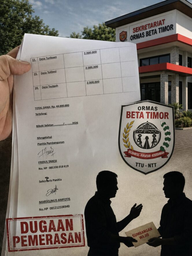 
					Proposal sumbangan dana Pembangunan Sekretariat Ormas Beta Timor bagi desa-desa, khususnya kecamatan Biboki Selatan, (Dok, istimewa)