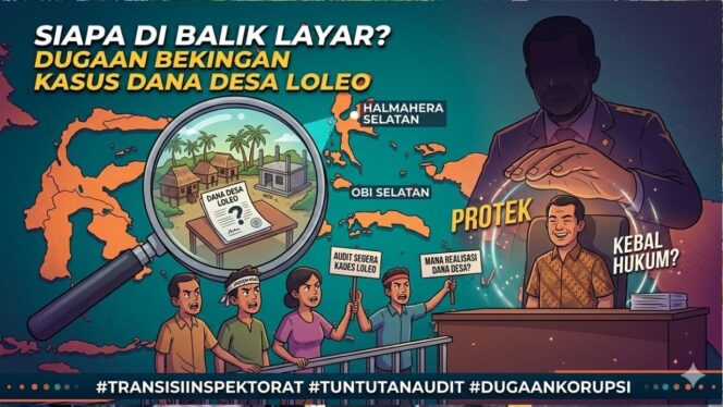 
					Siapa di Balik Layar? Aroma ‘Bekingan’ Menyengat dalam Dugaan Korupsi Dana Desa Loleo