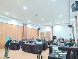 Peserta pelatihan manajerial Kuminitas literasi