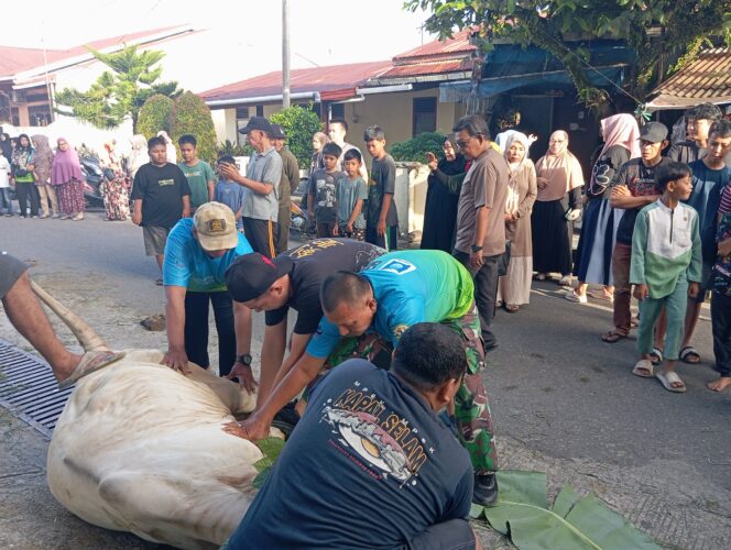 
					Gotong Royong 16 Sapi Kurban Masjid Darul Huda