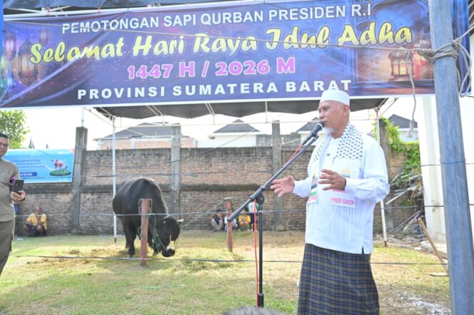 
					Gubernur Mahyeldi: Idul Adha Momentum Meneguhkan Keikhlasan dan Kepedulian Sosial