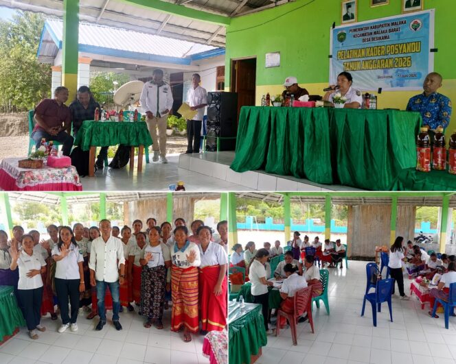 
					Momen Pelatihan Kader Posyandu Desa Besikama Kecamatan Malaka Barat, (foto istimewa)