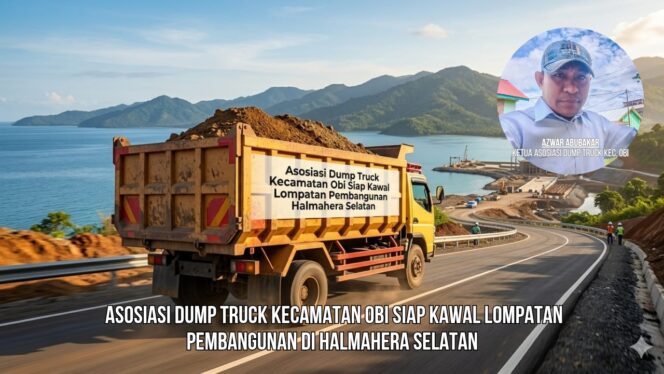
					​Roda Penggerak Ekonomi Pulau Obi: Asosiasi Dump Truck Siap Kawal Lompatan Pembangunan Halmahera Selatan