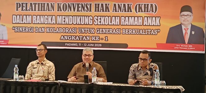 
					Sekolah Ramah Anak Jadi Investasi Masa Depan, Ketua DPRD Sumbar Muhidi Ajak Semua Pihak Perkuat Kolaborasi