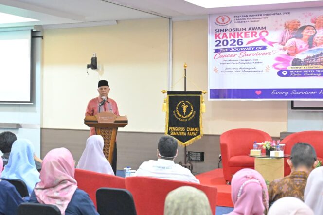 
					Buka Simposium Kanker 2026, Gubernur Mahyeldi Dorong Gerakan Deteksi Dini Kanker Jadi Program Bersama