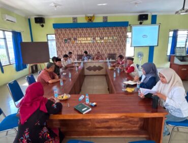 Musyawarah penetapan Indeks Desa Banjararum bersama Tim Indeks Desa.