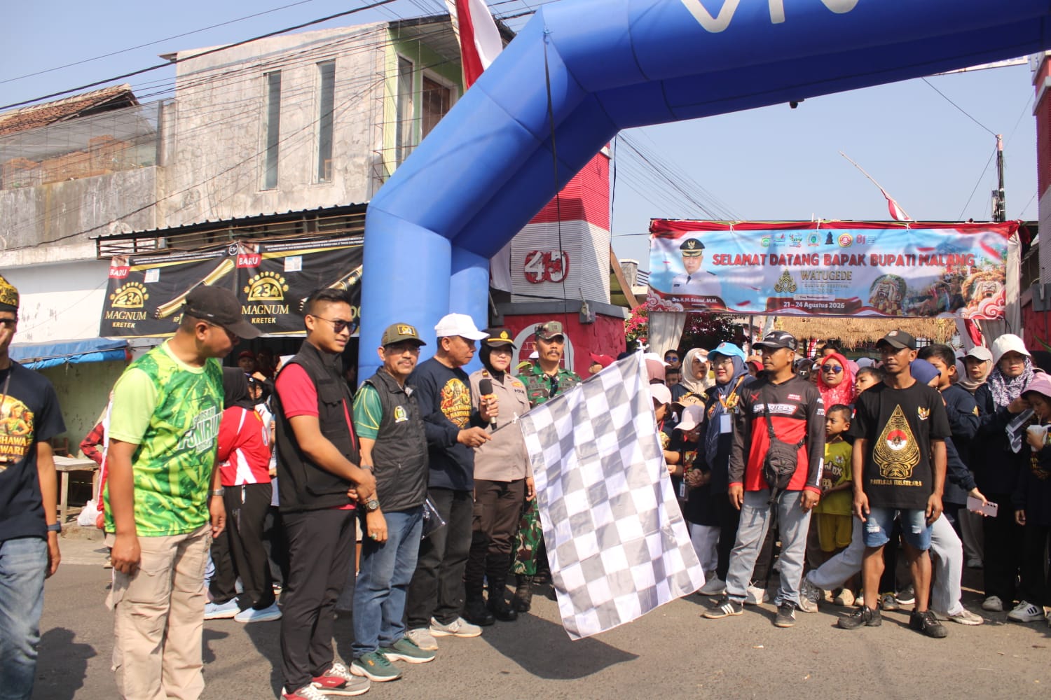 foto pemberangkatan gerak jalan