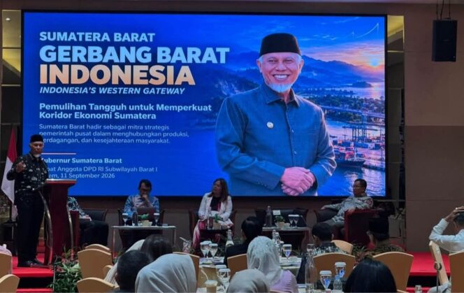 
					Di Forum DPD RI, Gubernur Mahyeldi Dorong Sumbar Jadi Penggerak Pertumbuhan Ekonomi Kawasan Barat Indonesia
