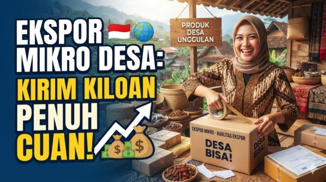 
					Siasat Ekspor Mikro Desa: Kirim Kiloan Penuh Cuan