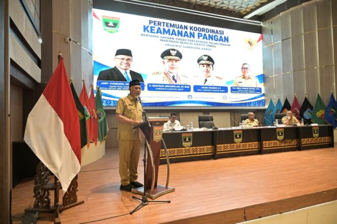
					Gubernur Mahyeldi: Keamanan Pangan Harus Menjadi Prioritas Dalam Pelaksanaan MBG